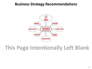 Business Strategy Recommendations
13
This Page Intentionally Left Blank
 