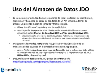 Curso Cloud Computing, Parte 2: Google App Engine | PPTX