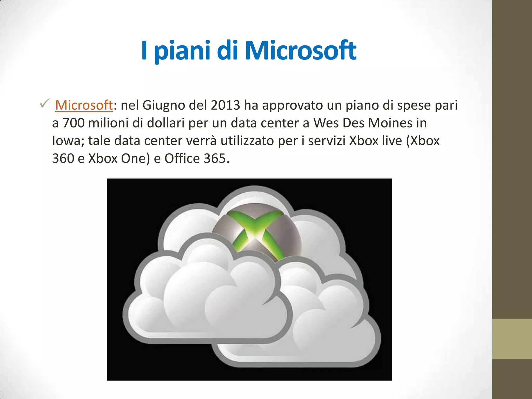 Esempio concreto: next-gen consoles
 