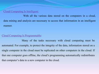 My Presentation on Cloud Computing