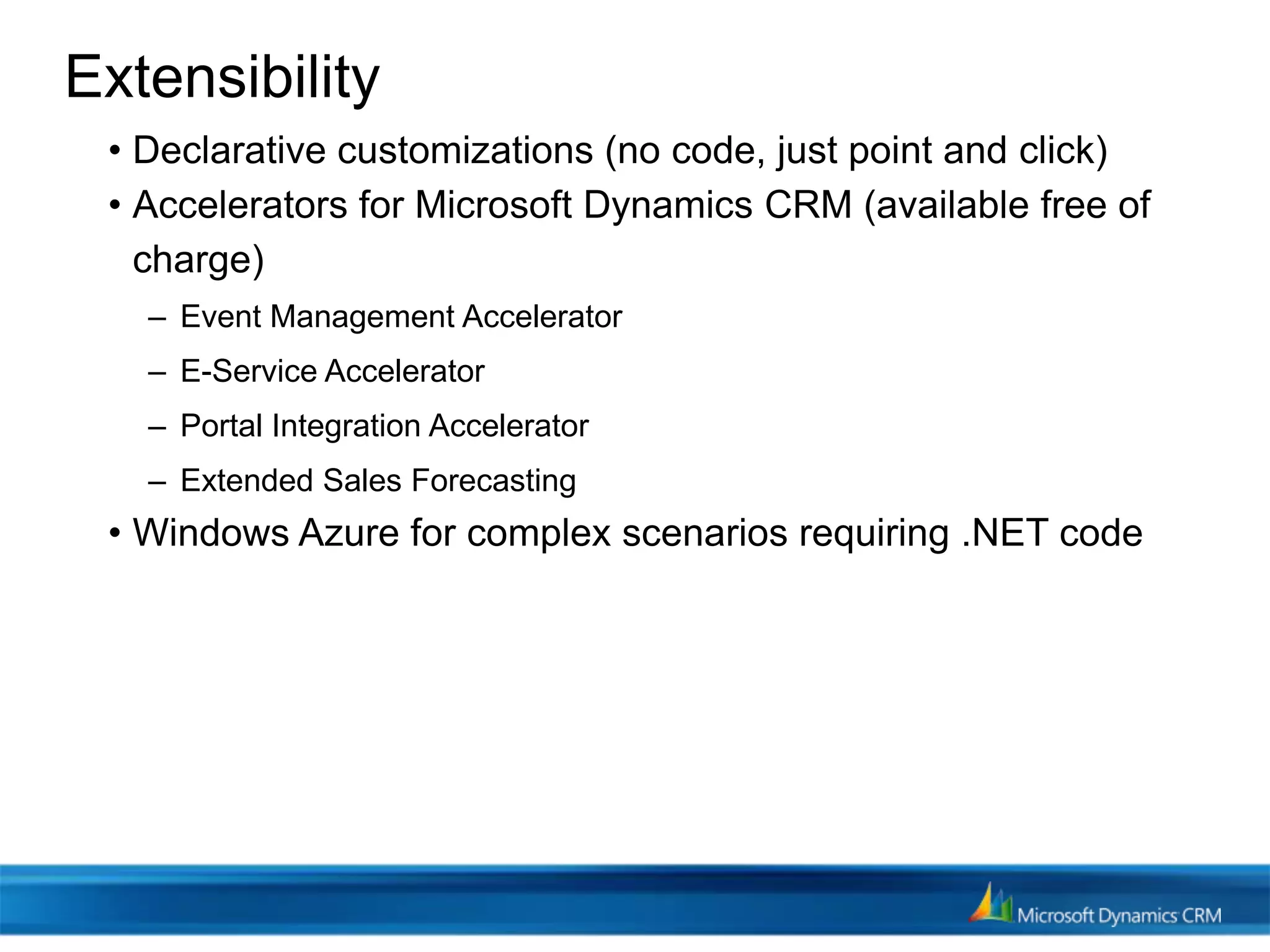 A Guide to Business Productivity Online Services Companies of any sizeFull featured for flexibilityFull IT administration and configurationRich client, web, and mobile accessMultiple license optionsIndividual professionals and small organizationsLimited features for simplicity and ease of useLimited administrationRich client, web, and mobile accessE-commerce or partner resale purchase onlyOptimized for large enterpriseFull featured for flexibilityFull IT administration and configurationRich client, web, and mobile accessIntegration with LOB appsIndividuals	          Small Organizations 		Midsize Companies 	            Large Enterprises41Microsoft Confidential