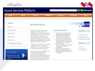 Cloudcomputing Nivo Consultancy 26 Mei 2009 Versie 1