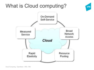 Cloud Computing - OpenStack - VNG - IRD
What is Cloud computing?
 