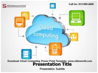 Download Cloud Computing Editable Powerpoint Template