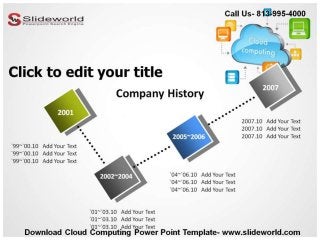 Download Cloud Computing Editable Powerpoint Template
