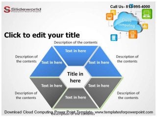 Download Cloud Computing Editable Powerpoint Template