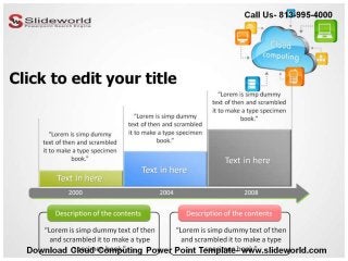 Download Cloud Computing Editable Powerpoint Template