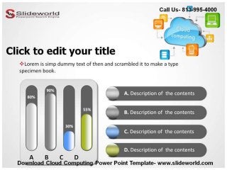 Download Cloud Computing Editable Powerpoint Template