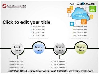 Download Cloud Computing Editable Powerpoint Template