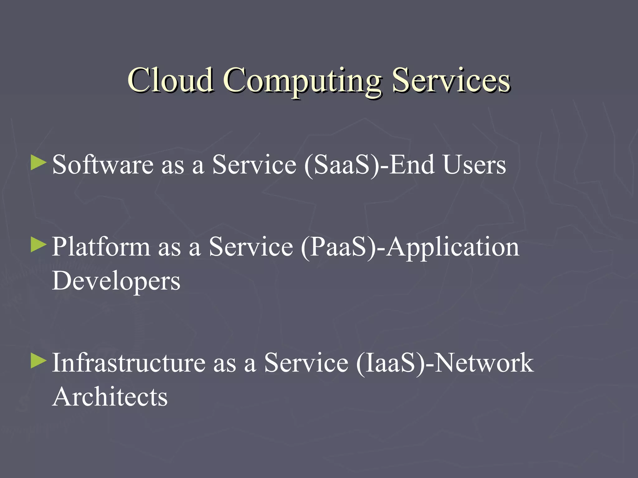 Cloud computing ppt | PPT