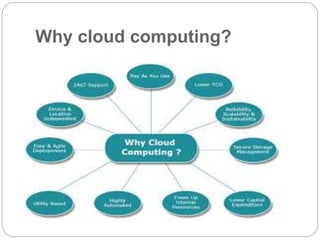 Why cloud computing?
 