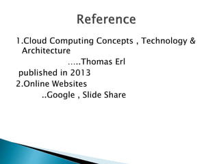 Cloud  computing presentation(ppt)