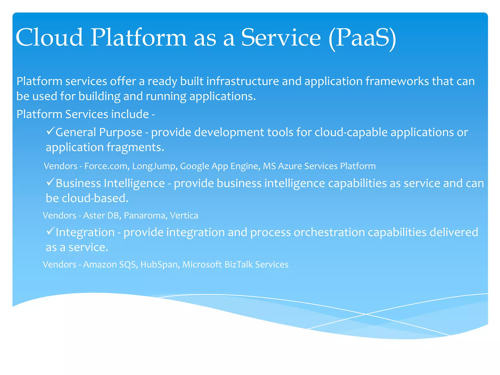 Service Level AgreementsCloud Computing Framework