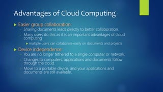 Cloud computing presentation | PPTX