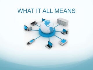 WHAT IT ALL MEANS