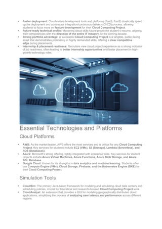 Project Cold Computing ClickMyProject | cloud computing project | DOCX