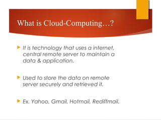 Cloud computing protocol | PPT