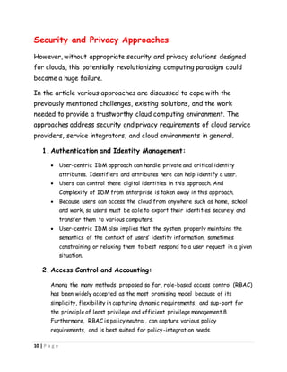 Cloud computing risk assesment report | DOCX