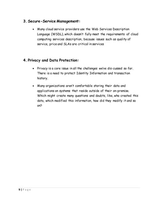 Cloud computing risk assesment report | DOCX