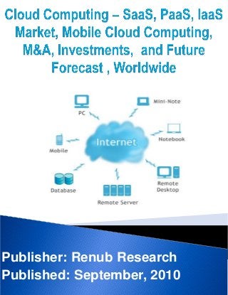Publisher: Renub Research
Published: September, 2010
 