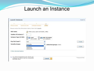 Launch an Instance
 