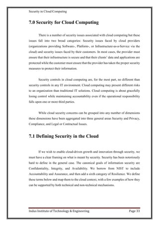 Cloud Computing Security | PDF