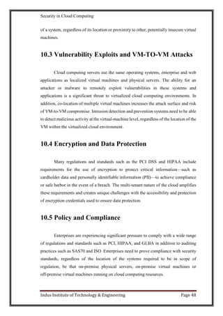 Cloud Computing Security | PDF