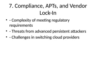Cloud Computing Security Challenges Pptx