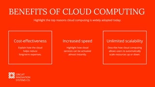 Cloud Computing Seminar Slides and the presentation | PDF