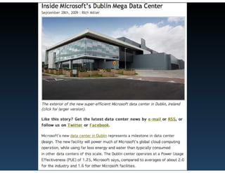 Cloud Computing's Green Credentials