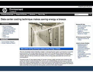 Cloud Computing's Green Credentials