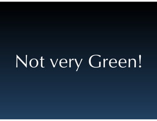 Cloud Computing's Green Credentials