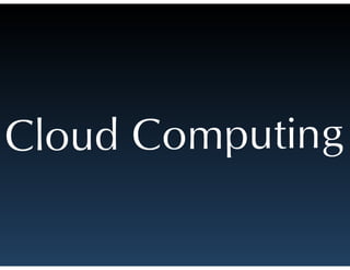 Cloud Computing's Green Credentials