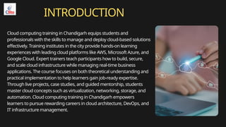 Master Cloud Computing with Expert Training in Chandigarh | PPTX