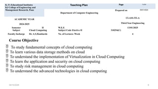 Comprehensive Cloud Computing Course: Concepts, Architecture, and ...