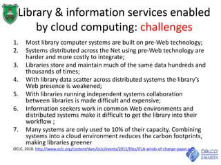 Cloud computing: Legal and ethical issues in library and information ...