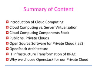 Cloud Computing Using OpenStack | PPT