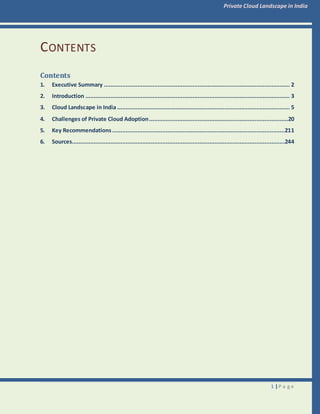 Private Cloud Landscape in India | PDF