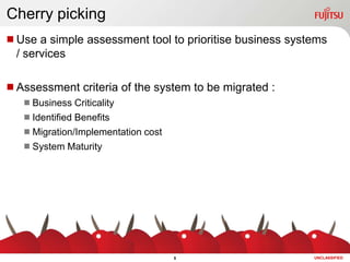 2<br />UNCLASSIFIED<br />An amorphous blob<br />A quick refresher of what Fujitsu mean by cloud:<br />Cloud Services<br />...