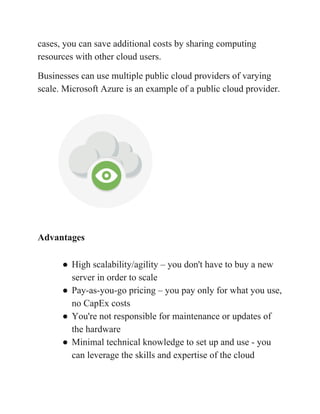 Cloud concepts principles of cloud computing | PDF