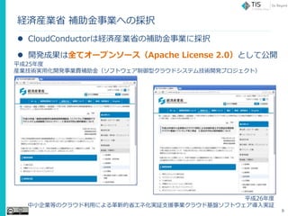 UgbIʡ aIؤΒk
? CloudConductorϽUgbIʡaI˒k
? _kɹȫƥ`ץ󥽩`Apache License 2.0Ȥƹ_
9
ƽ25
bIggû_kIMa𣨥եȥͥ饦ɥƥ༼g_kץȣ
ƽ26
СIȤΥ饦äˤµʡͻg^֧ԮI饦ɻPեȥg^
 