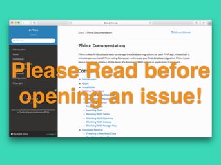 Please Read before
opening an issue!
 