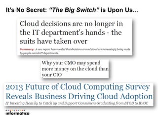 It’s No Secret: “The Big Switch” is Upon Us…
 