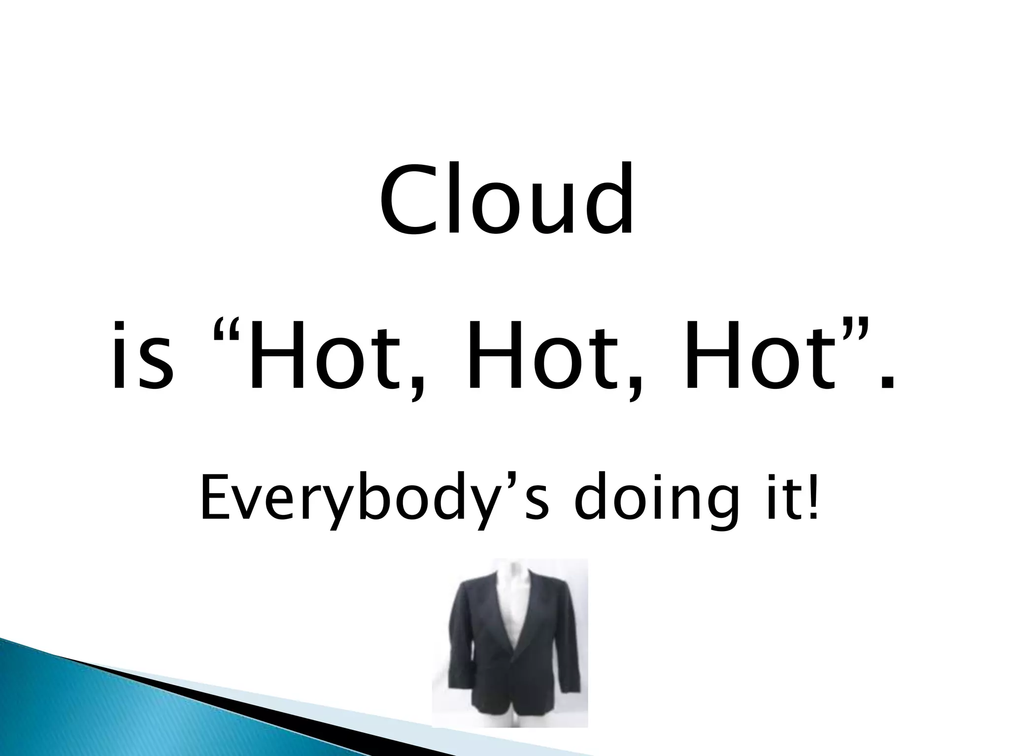 Cloudis “Hot, Hot, Hot”.Everybody’s doing it!