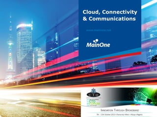Cloud, Connectivity
& Communications

 