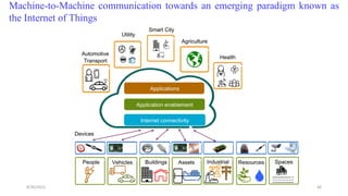 Machine-to-Machine communication towards an emerging paradigm known as
the Internet of Things
46
8/30/2022
 