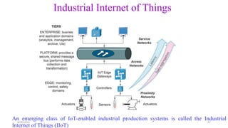 Industrial Internet of Things
An emerging class of IoT-enabled industrial production systems is called the Industrial
Internet of Things (IIoT)
47
8/30/2022
 