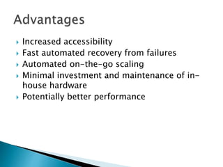 Inroduction to Cloud databases | PPTX