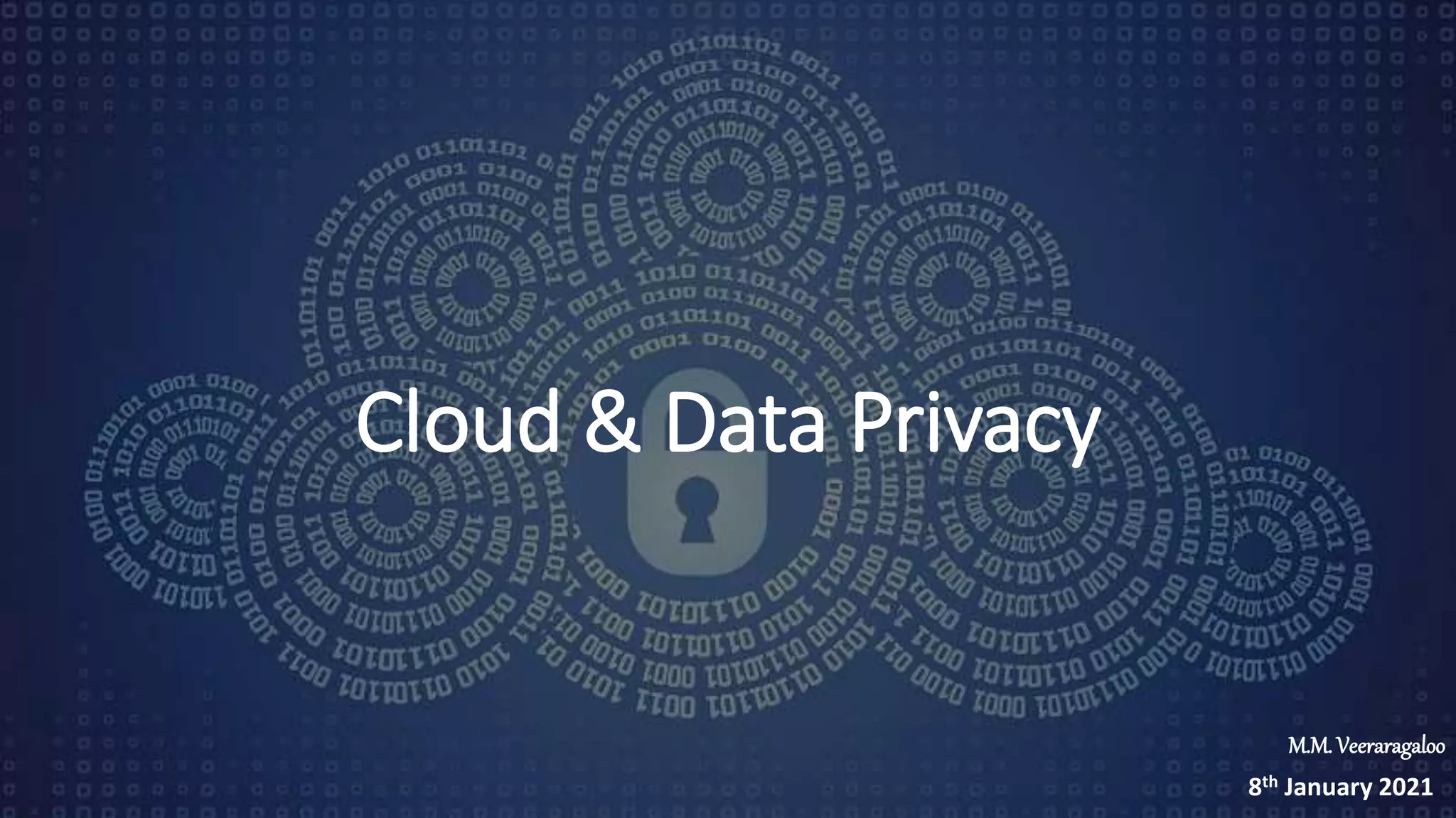 Cloud and Data Privacy