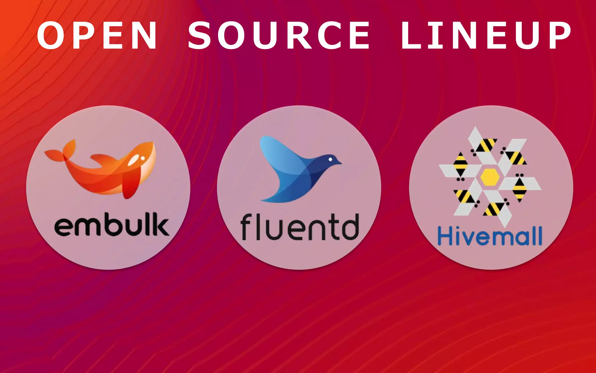 OPEN SOURCE LINEUP
 